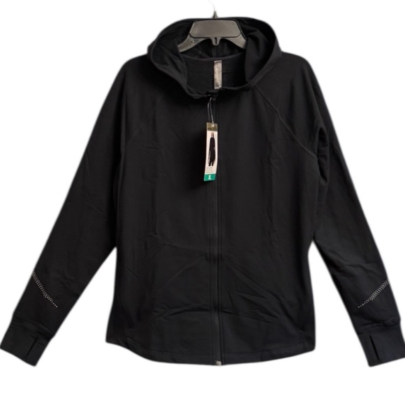 Mondetta Womens 2 Pair Activewear Long Sleeve Full Zip Jackets Reflective Detail - Picture 3 of 5